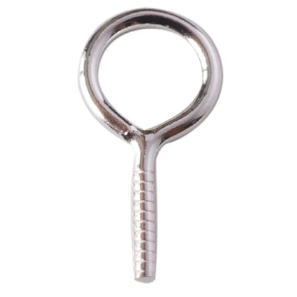 Solid 925 Sterling Silver Pendant Bail Eye Pin, diy jewelry making accessories