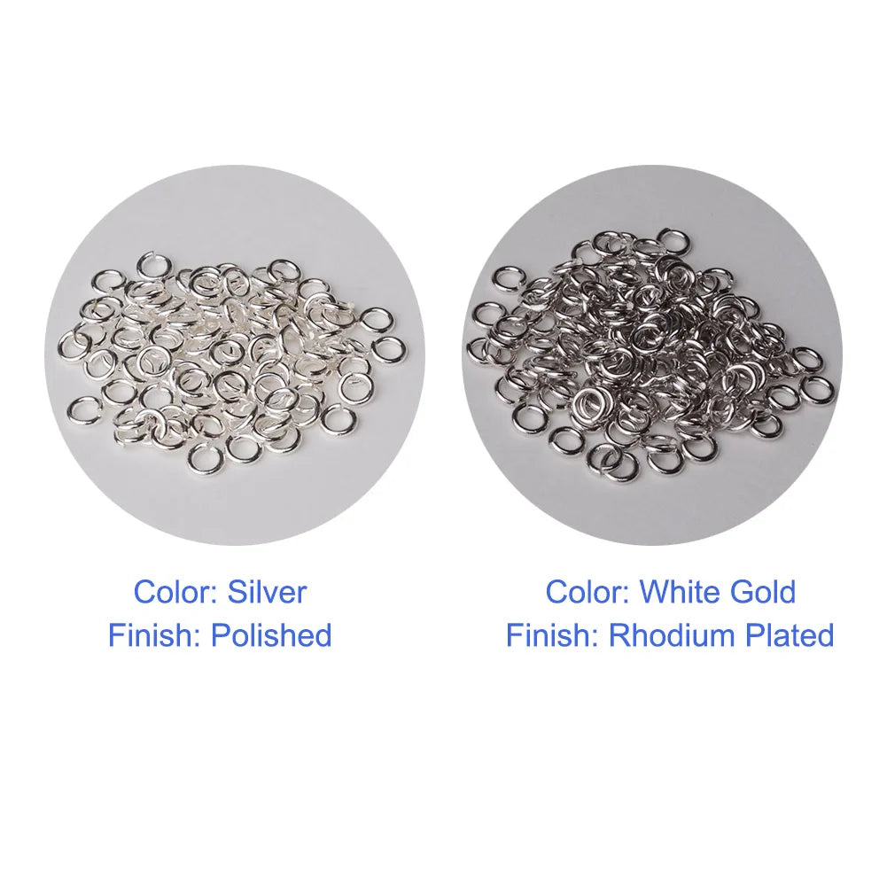 925 sterling silver open jump rings for jewelry making, silver beadnova open jump rings for Jewelry Making Necklace Repair