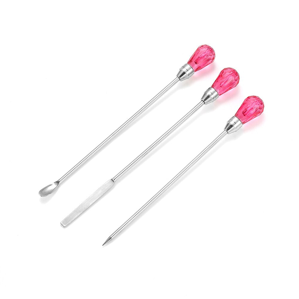 Kit d'outils de bijoux pince à épiler et pinces pour le perlage et la coupe