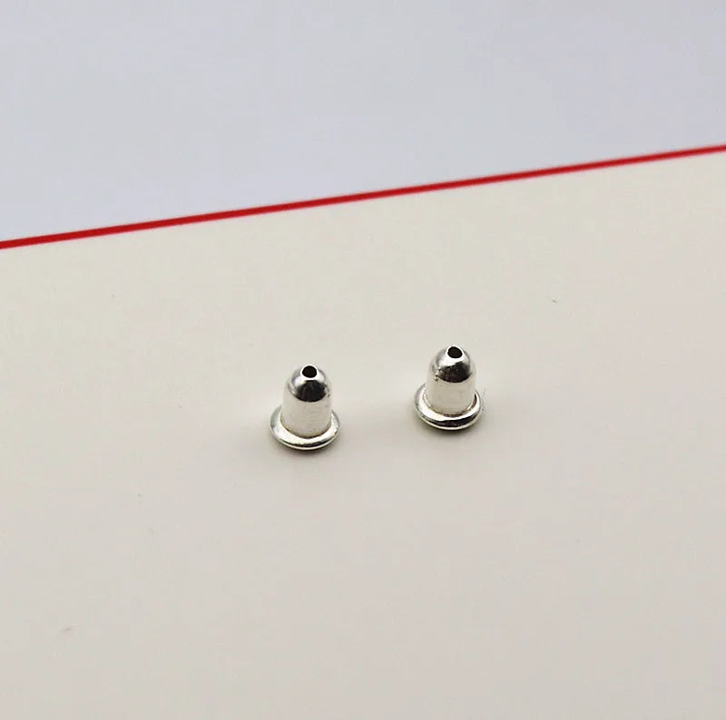 1 Pair 925 Sterling Silver Earring Backs Ear Friction Stopper DIY Jewelry Making Earnut for  Studs   Accessories