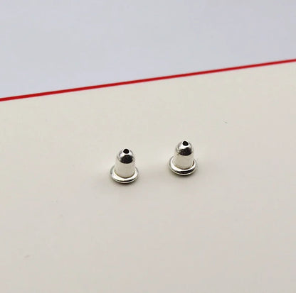 1 Pair 925 Sterling Silver Earring Backs Ear Friction Stopper DIY Jewelry Making Earnut for  Studs   Accessories