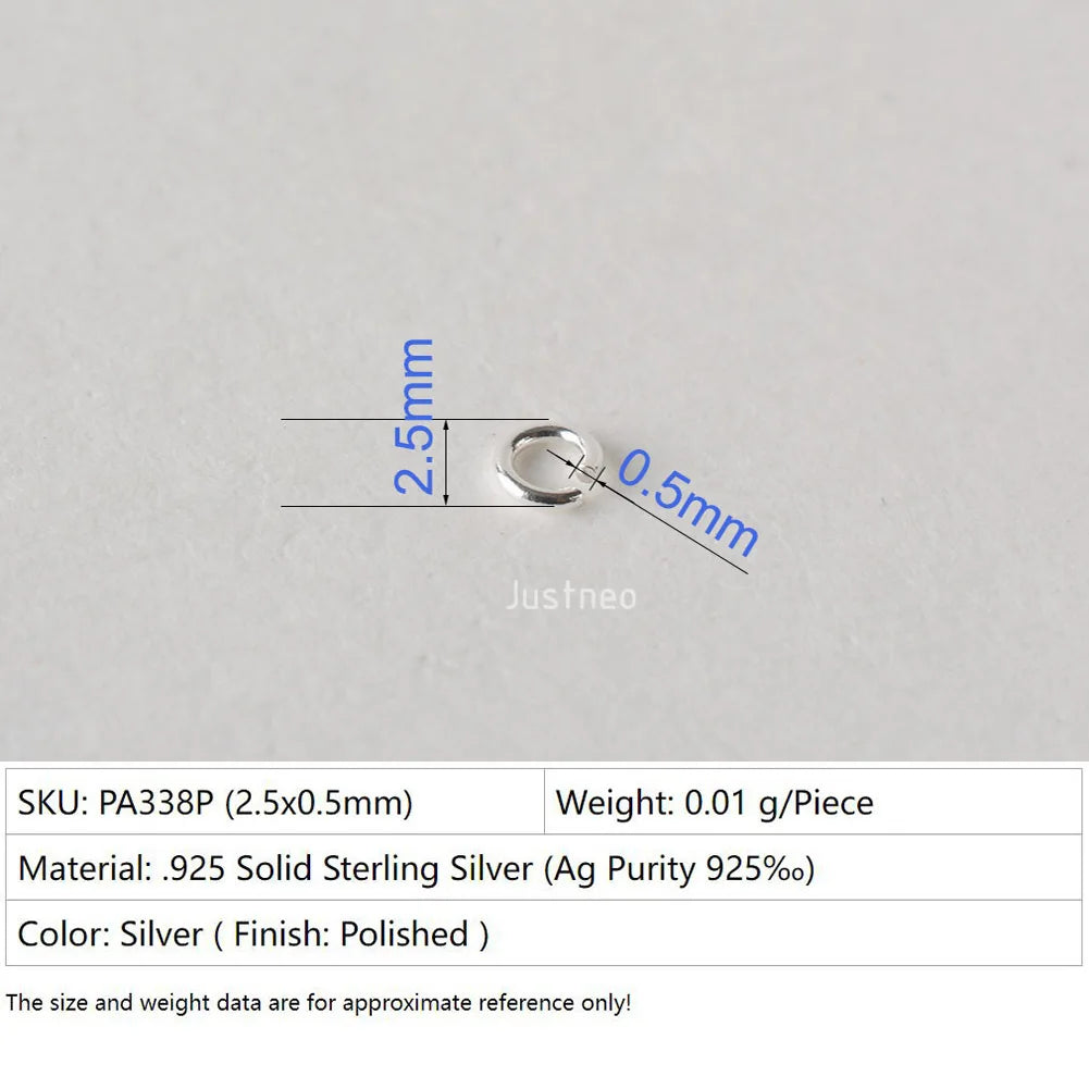 925 sterling silver open jump rings for jewelry making, silver beadnova open jump rings for Jewelry Making Necklace Repair
