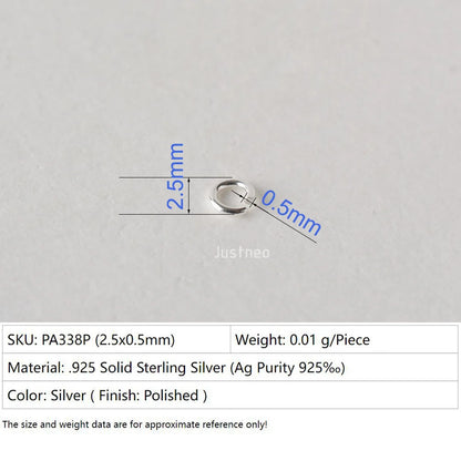 925 sterling silver open jump rings for jewelry making, silver beadnova open jump rings for Jewelry Making Necklace Repair