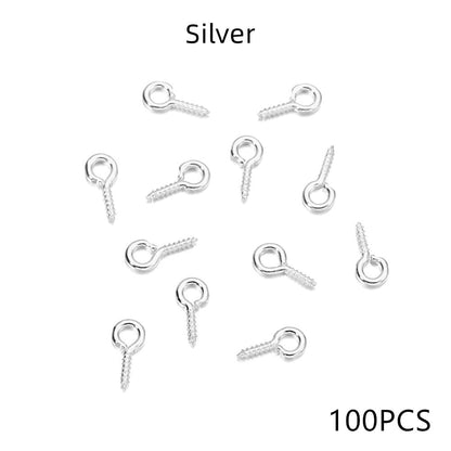 Gold Mini Eye Pins, 100-200pcs 5-6.5mm