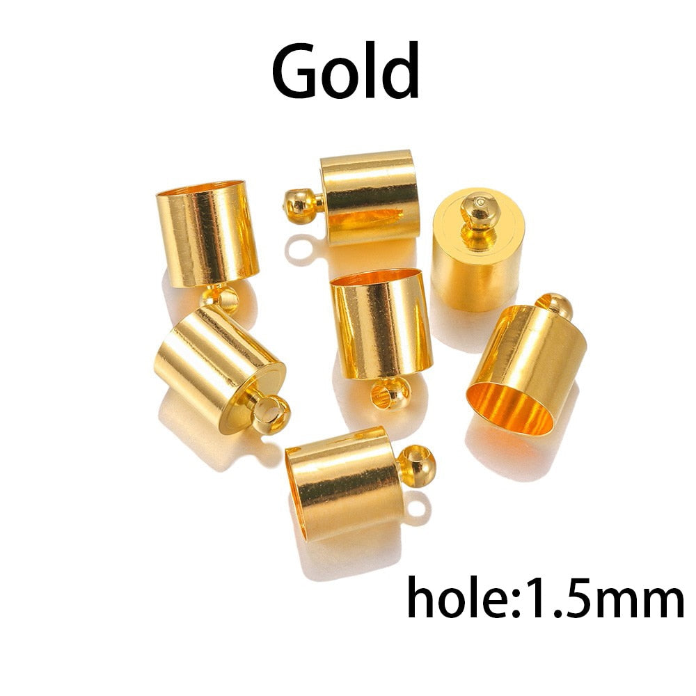 Stainless Steel End Tip Cap 2-10mm, 10pcs