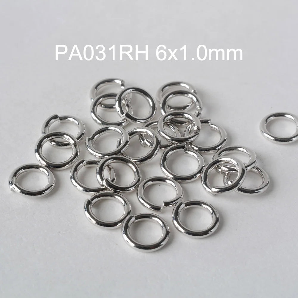 925 sterling silver open jump rings for jewelry making, silver beadnova open jump rings for Jewelry Making Necklace Repair