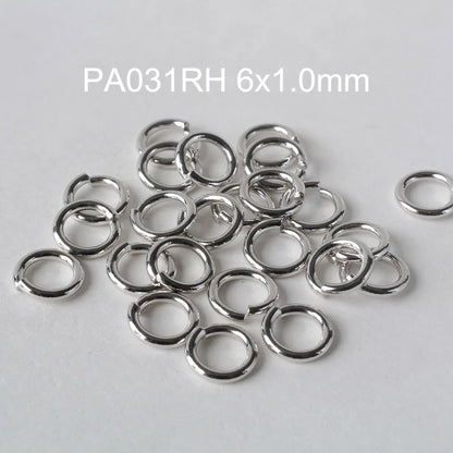 925 sterling silver open jump rings for jewelry making, silver beadnova open jump rings for Jewelry Making Necklace Repair