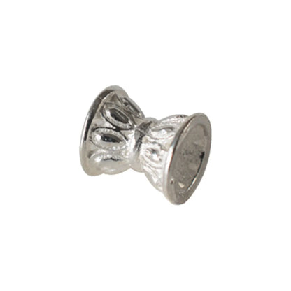 925 Sterling Silver Double Side Flower Beads Caps Spacer Beads for DIY Bracelet Necklace Jewelry Making