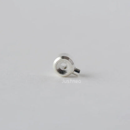 Sterling Silver Cord End Crimp Bead for jewelry making