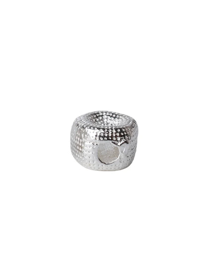 solid 925 sterling silver Pentagon charm beads, spacer loose bead with 1.6mm hole jewelry diy components accessories