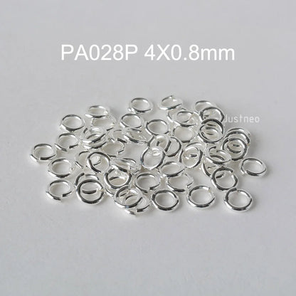 925 sterling silver open jump rings for jewelry making, silver beadnova open jump rings for Jewelry Making Necklace Repair