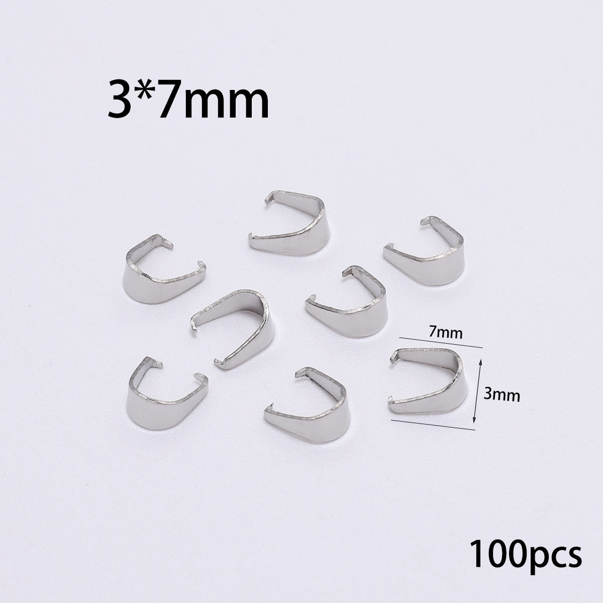 Gold Stainless Steel Clasps, 50-100pcs