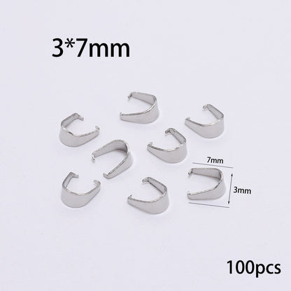 Gold Stainless Steel Clasps, 50-100pcs