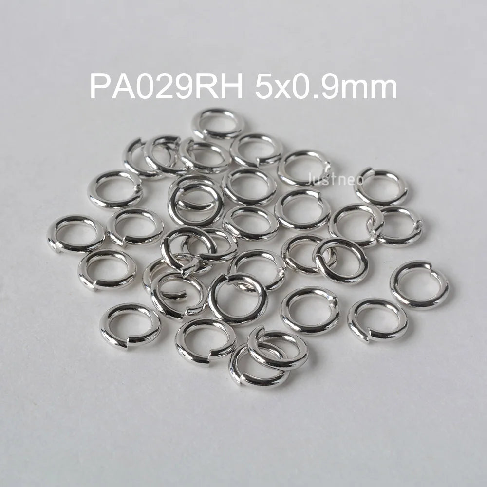 925 sterling silver open jump rings for jewelry making, silver beadnova open jump rings for Jewelry Making Necklace Repair