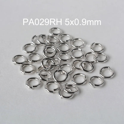 925 sterling silver open jump rings for jewelry making, silver beadnova open jump rings for Jewelry Making Necklace Repair