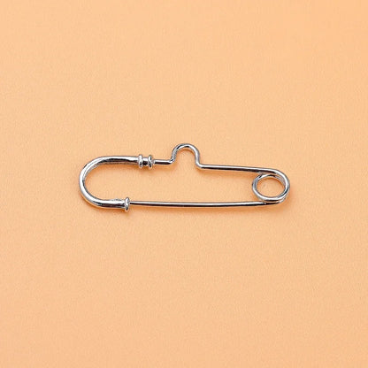 S925 Sterling Silver Pin Connection Buckle Brooch DIY Jewelry Accessories