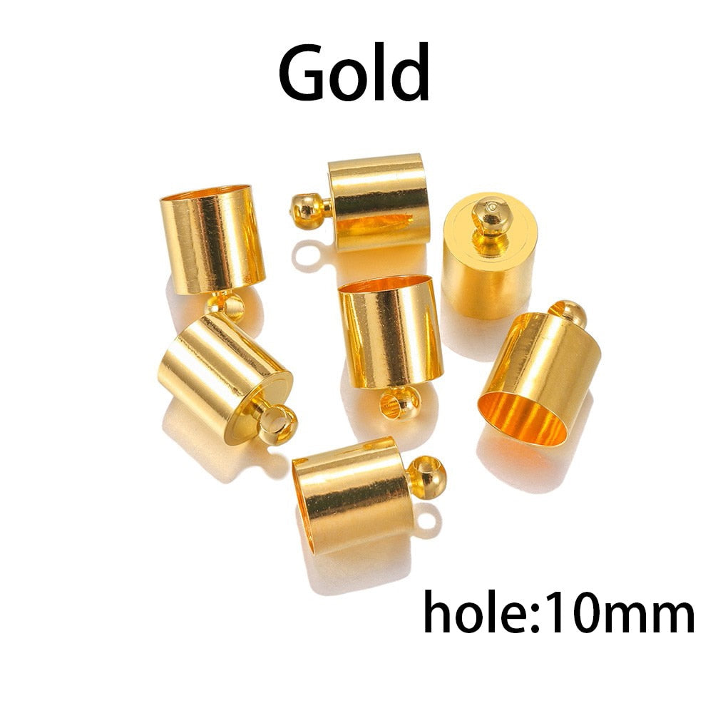 Stainless Steel End Tip Cap 2-10mm, 10pcs