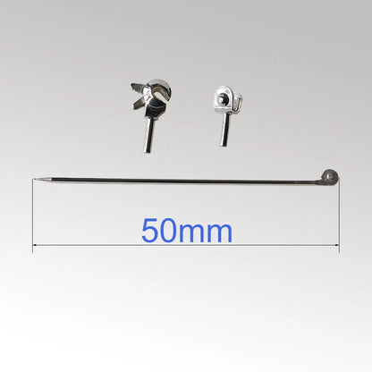 925 Sterling Silver Brooch Pin Backs For Jewelry Making , Silver Brooch Pin kit, Pin Back Straight Locking Jewelry Finding