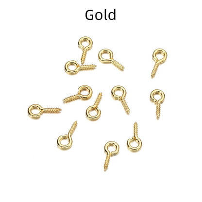 Mini Screw Pendants, 300-500pcs