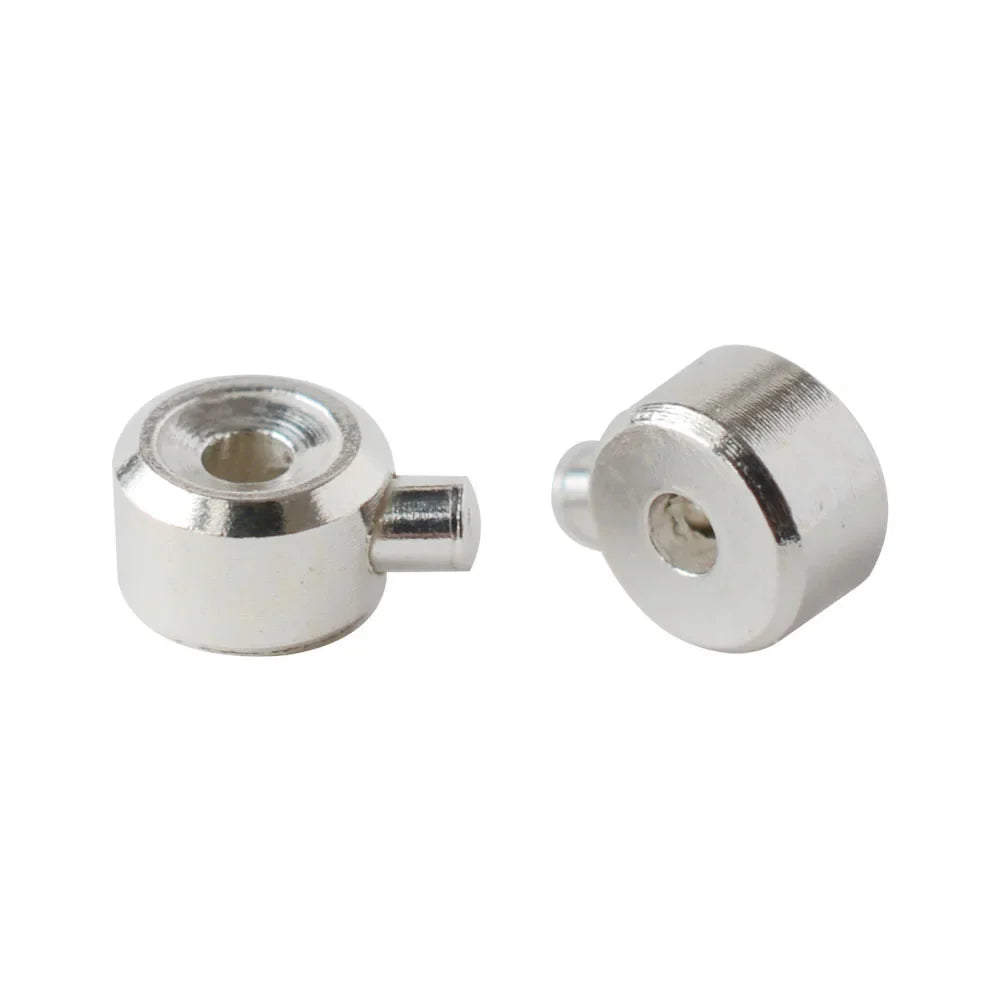Sterling Silver Cord End Crimp Bead for jewelry making
