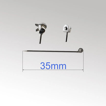 925 Sterling Silver Brooch Pin Backs For Jewelry Making , Silver Brooch Pin kit, Pin Back Straight Locking Jewelry Finding