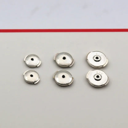 1 Pair Solid 925 Sterling Silver Earring Backs for Studs Locking Safety Hypoallergenic  DIY Jewelry Making Accessories Supplies