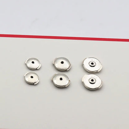1 Pair Solid 925 Sterling Silver Earring Backs for Studs Locking Safety Hypoallergenic  DIY Jewelry Making Accessories Supplies