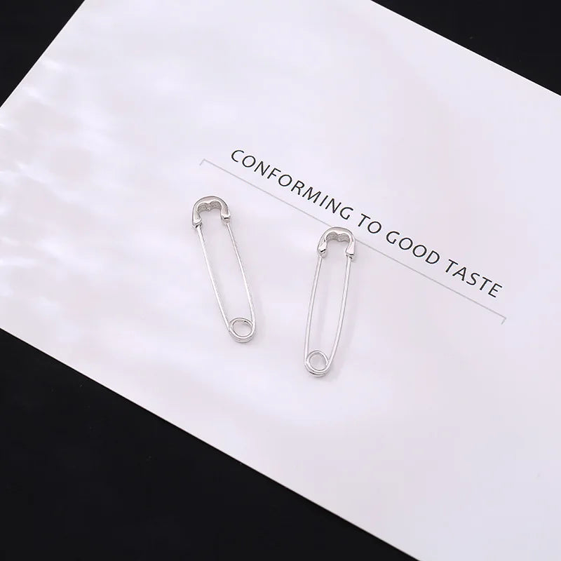 Wholesale 925 Sterling Silver Pin Earrings New Fashion Hip HopCool Handsome Men and Women Clip Ear Stud Jewelry