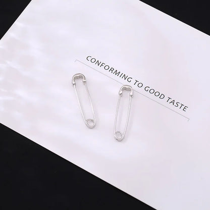 Wholesale 925 Sterling Silver Pin Earrings New Fashion Hip HopCool Handsome Men and Women Clip Ear Stud Jewelry