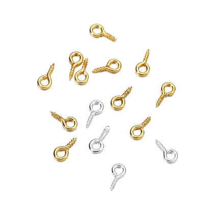 4x8mm Colorful Mini Eye Pins, 200pcs