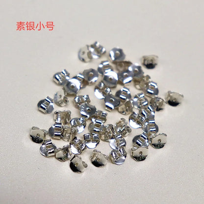 925 Sterling Silver Frictionless Earring Back Butterfly Stopper DIY Accessories for Jewelry Making Components  Earplug 1 Pair