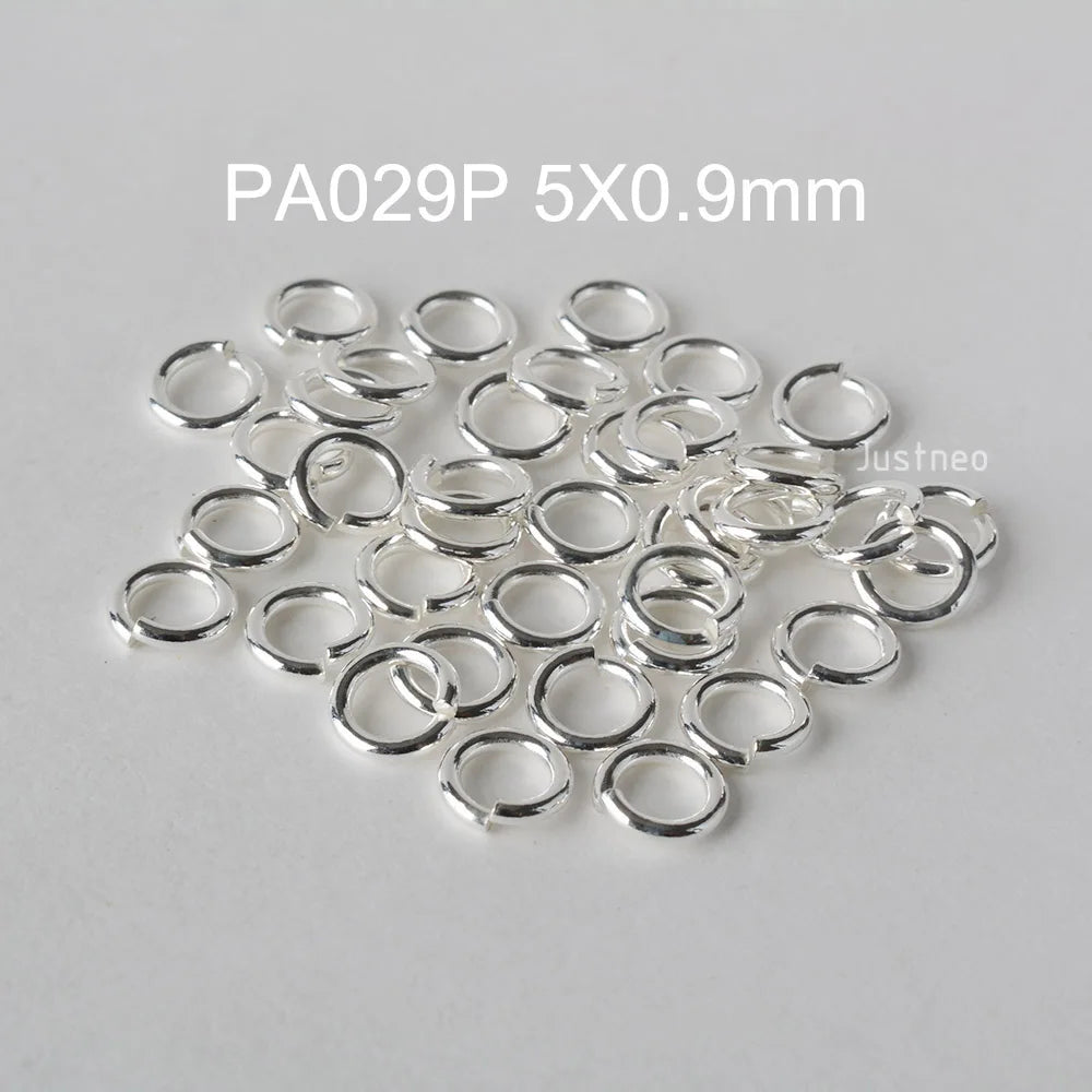 925 sterling silver open jump rings for jewelry making, silver beadnova open jump rings for Jewelry Making Necklace Repair