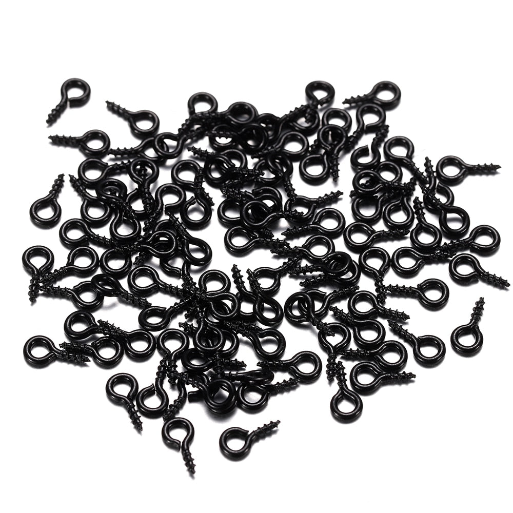 4x8mm Colorful Mini Eye Pins, 200pcs