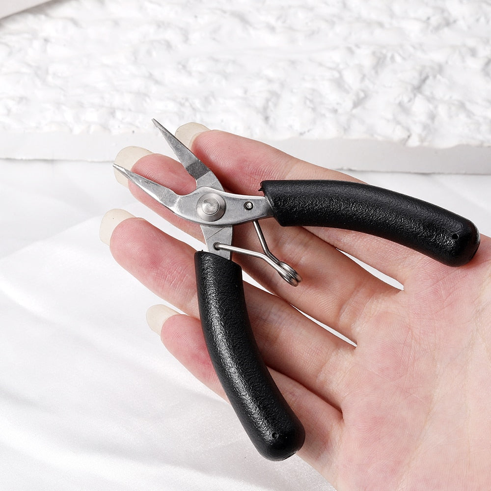Stainless Steel Jewelry Pliers with Wire Cutter