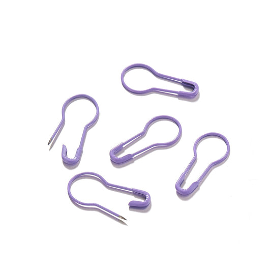 20pcs Colorful Blank Metal Brooch Safety Pins