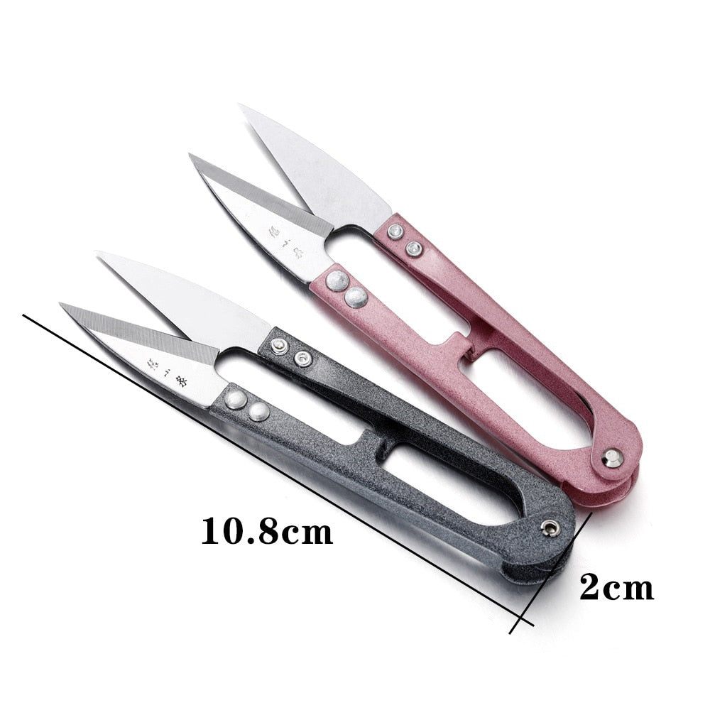 Multicolor U-Shape Trimming Scissors