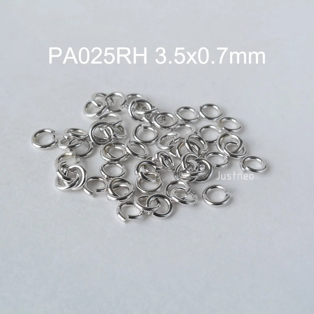 925 sterling silver open jump rings for jewelry making, silver beadnova open jump rings for Jewelry Making Necklace Repair