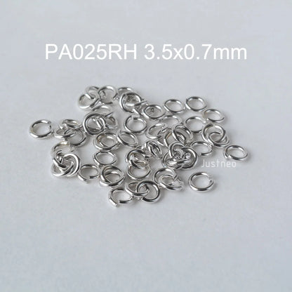 925 sterling silver open jump rings for jewelry making, silver beadnova open jump rings for Jewelry Making Necklace Repair