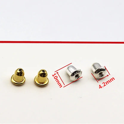 1 Pair 925 Sterling Silver Earring Backs Ear Friction Stopper DIY Jewelry Making Earnut for  Studs   Accessories