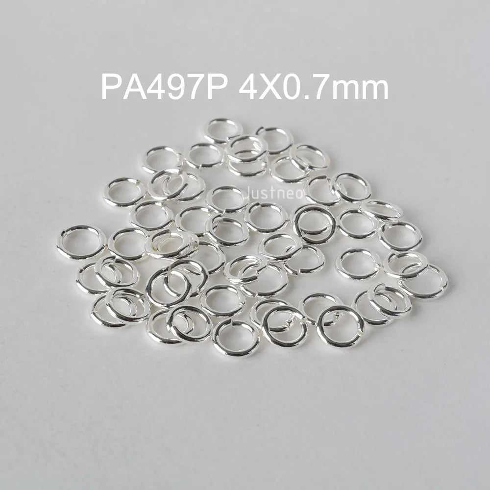 925 sterling silver open jump rings for jewelry making, silver beadnova open jump rings for Jewelry Making Necklace Repair