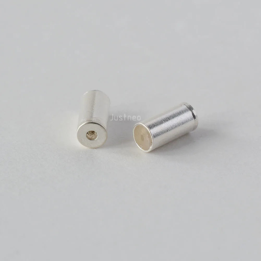 Solid 925 Sterling Silver earring backs, rubber earring backs for studs, silver Double Sided Ball Earrings DIY Accessories