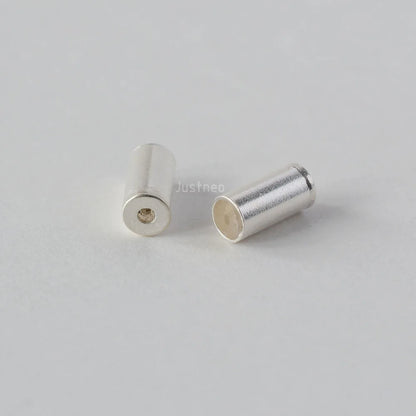 Solid 925 Sterling Silver earring backs, rubber earring backs for studs, silver Double Sided Ball Earrings DIY Accessories