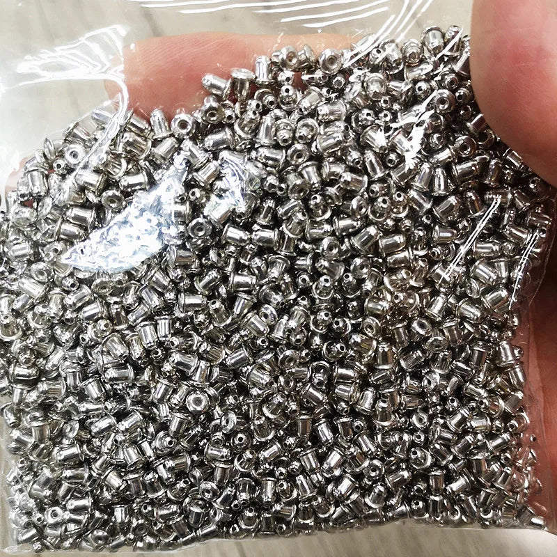 1 Pair 925 Sterling Silver Earring Backs Ear Friction Stopper DIY Jewelry Making Earnut for  Studs   Accessories
