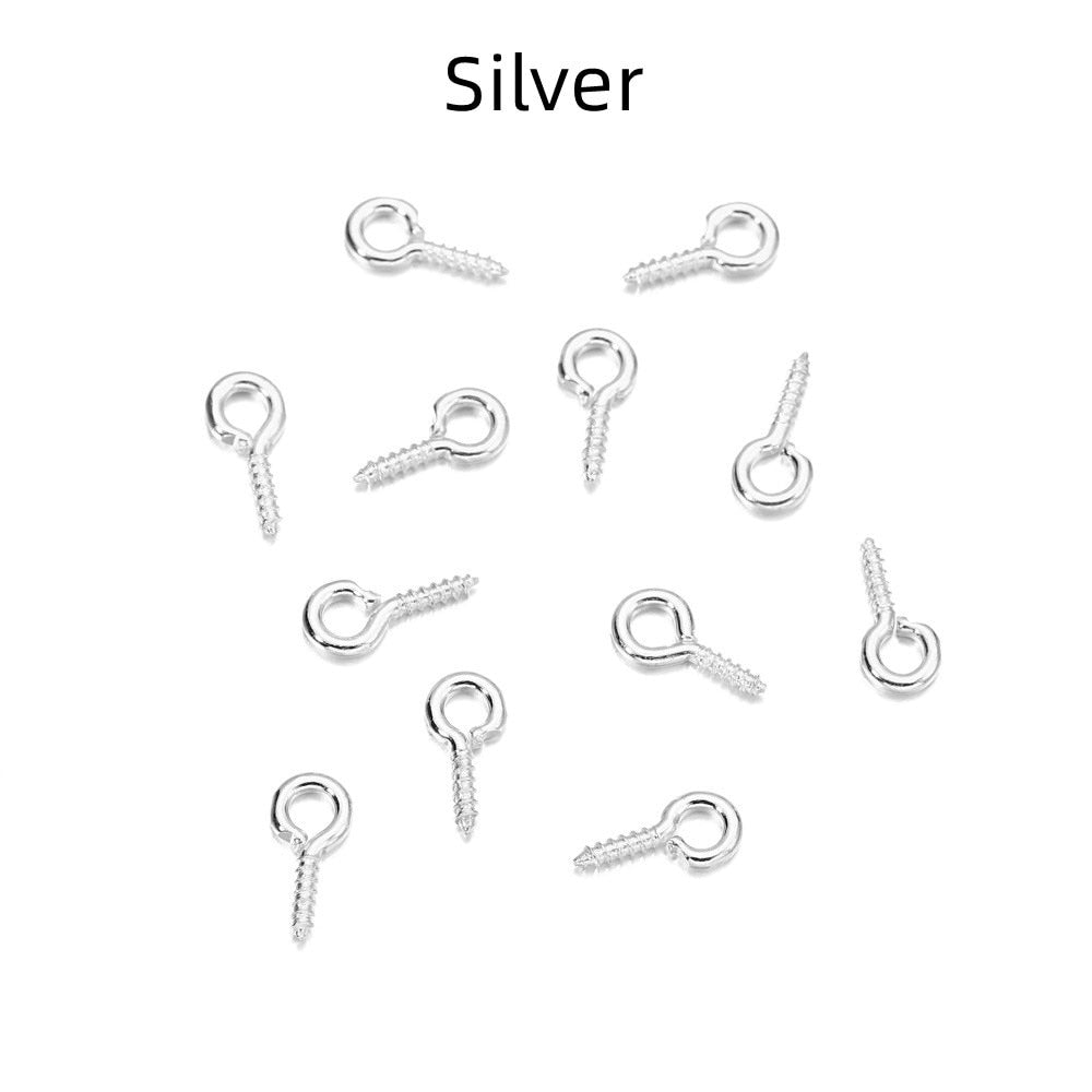 Mini Screw Pendants, 300-500pcs