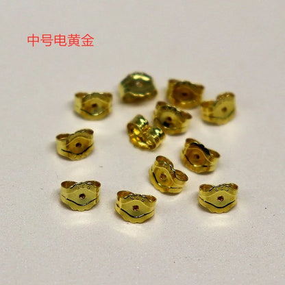 925 Sterling Silver Frictionless Earring Back Butterfly Stopper DIY Accessories for Jewelry Making Components  Earplug 1 Pair