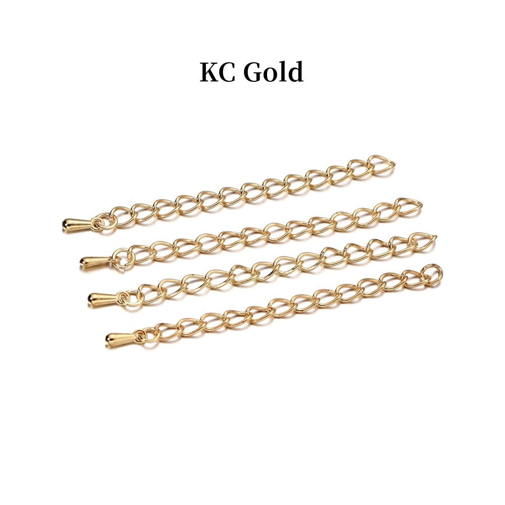 Connecteur de chaîne de queue d'extension étendue de ton de 50mm 70mm, 20 pièces/lot