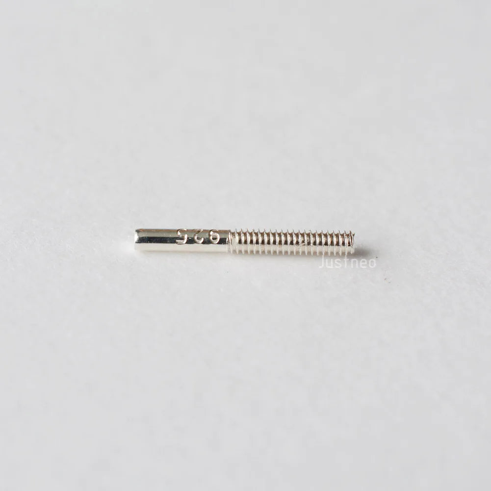 Solid 925 Sterling Silver screw Stud Earring Post Pin with screw earring backs for Pearl earring stud Jewelry diy Components