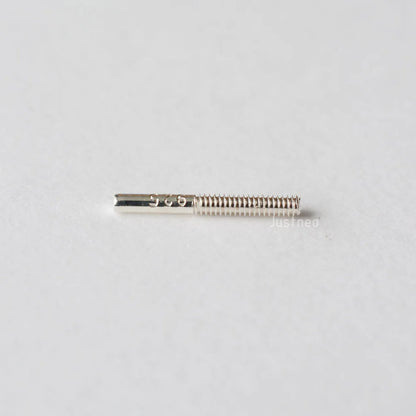 Solid 925 Sterling Silver screw Stud Earring Post Pin with screw earring backs for Pearl earring stud Jewelry diy Components