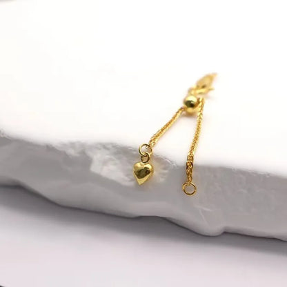 1PCS Solid 925 Sterling Silver Silicone Chopin Extended Chain Adjusting Chain Bracelet Necklace DIY Jewelry Finding