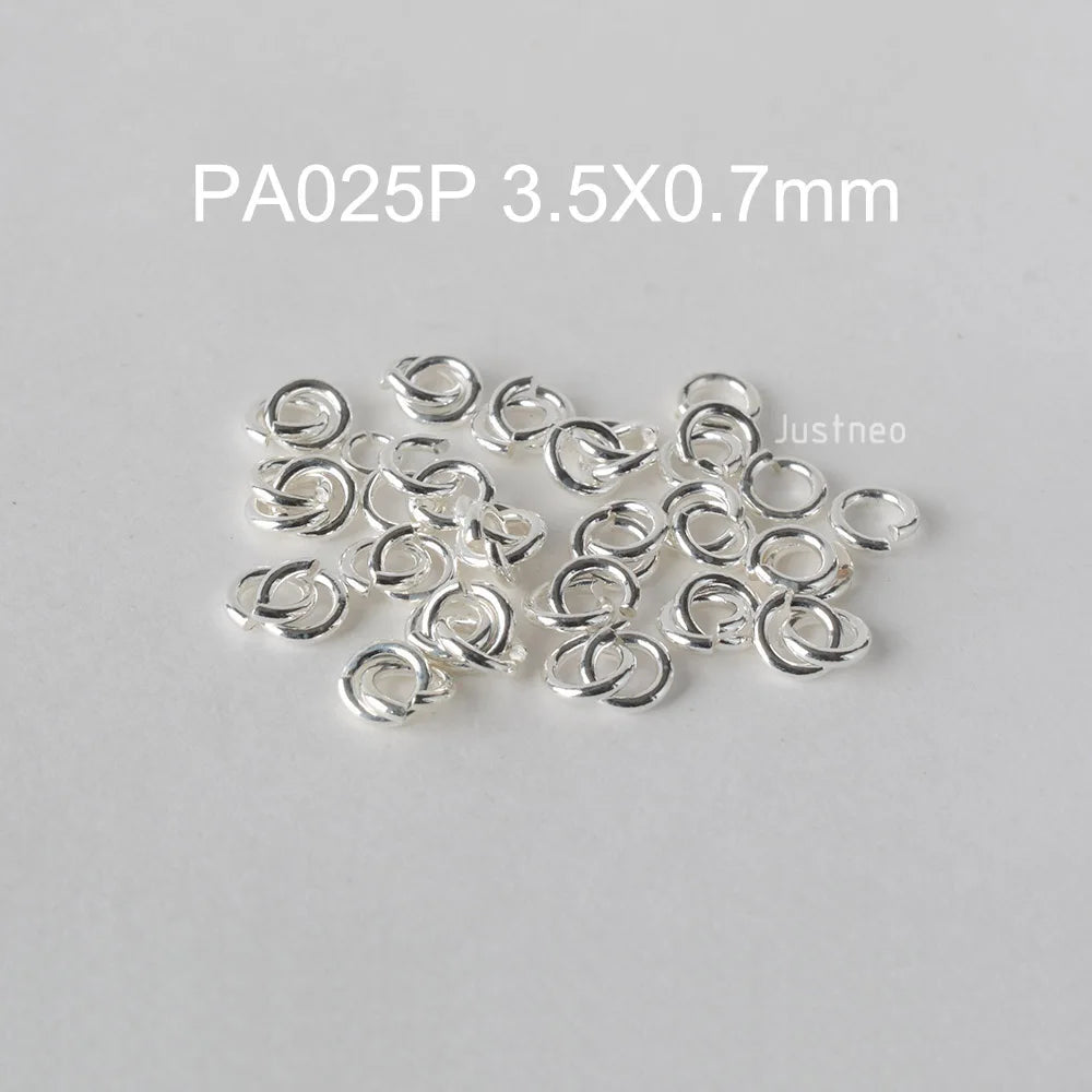 925 sterling silver open jump rings for jewelry making, silver beadnova open jump rings for Jewelry Making Necklace Repair